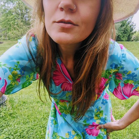 Made in Hawaii 70s maxi dress - Picture 6 of 6